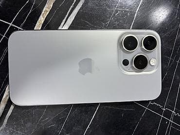 IPhone 15 Pro, 256 GB, Natural Titanium, Barmaq izi, Face ID lalafo.az -da IPhone 15 Pro, 256 GB, Natural Titanium, Barmaq izi, Face ID