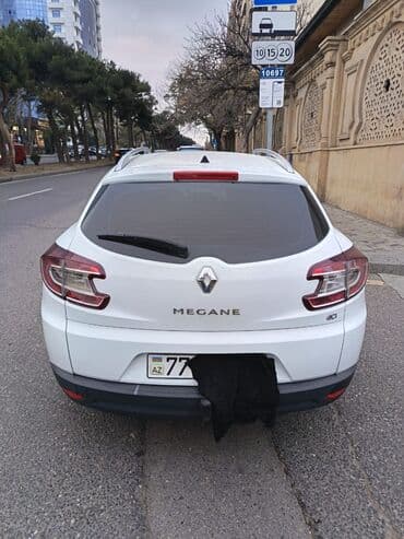 Renault Megane Grandtour (universa), ağ rəng Dizel dCi Xüsusiyyətlər