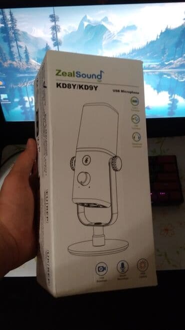 5 ci sinif ingilis dili kitabi lugeti: USB/XLR studiya mikrofonu – RGB işıqlı Kompüter noutbuk telefon v.s — 10