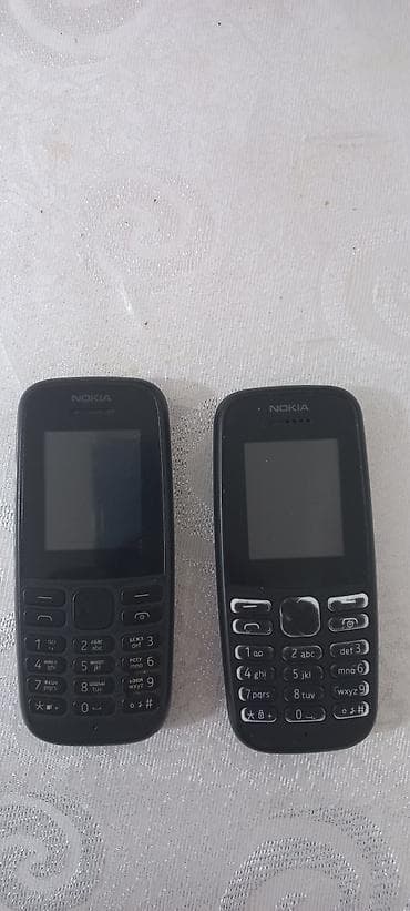 sade nokia telefonlari: Nokia < 2 GB Memory Capacity, rəng - Qara, Düyməli — 1