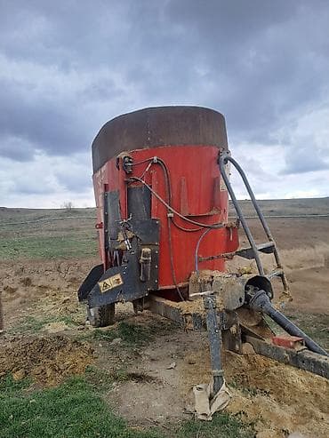 etiket printeri: FIMAKS 3 m³ vertikal yem qarışdırıcı – traktorla qoşulan TMR mikser - — 4