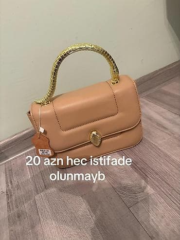 ana bala desti: Qadın çanta dəsti – 4 model 1) Mini krosbodi: bej-qara monoqram — 5