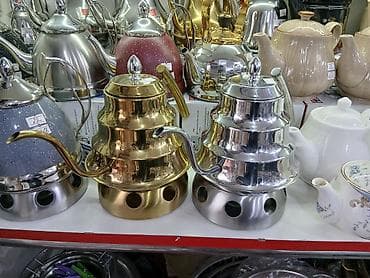 ariston yeni: Samovar tipli çay dəsti – qapaqlı, üçmərtəbəli korpus və nazik — 5