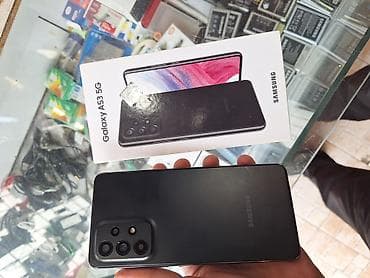 samsung tab 5: Samsung Galaxy A53 5G, 256 GB, rəng - Qara, İki sim kartlı — 1