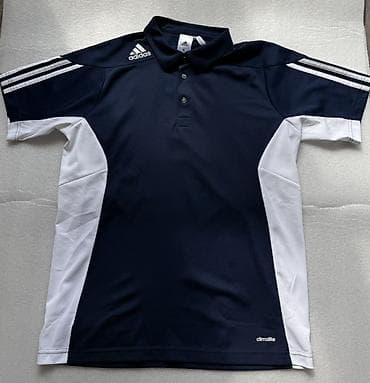cins: Adidas polo köynək – Climalite - Model: qısaqol polo - Rəng: tünd göy — 1