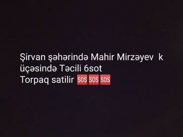 şirvan əmlak: Продажа участков — 1