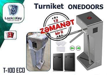 Turniket ONEDOORS T-100 ECO ✅ İşləmə gərginliyi: DC24V / 5A, DC12V / — 1