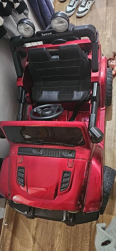 yeni il donu: Uşaq üçün elektrikli off-road tipli minik maşını - Korpus: qırmızı — 2