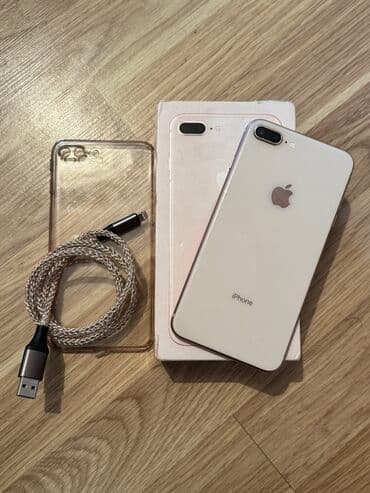 IPhone 8 Plus, 64 GB, Rose Gold, Barmaq izi