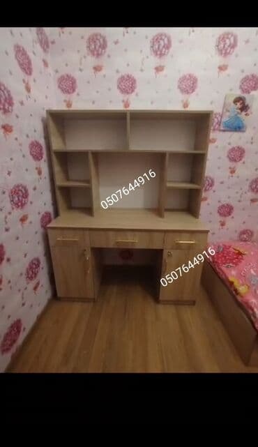 детская парта со стульчиком: Masa və rəf dəstləri – iş və dərs üçün funksional mebel - Model — 4