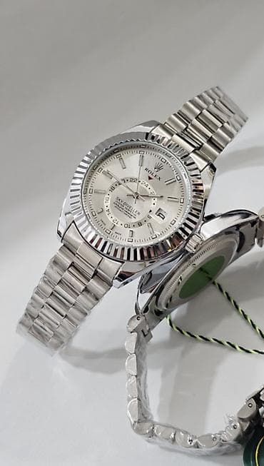 gumus zinet: Yeni, Qol saatı, Rolex, rəng - Gümüşü — 1