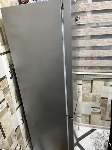 Audio: İşlənmiş 2 qapılı Indesit Soyuducu Satılır, rəng - Gümüşü, Təkərli — 2