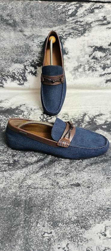 ayaqqabı razmerləri: Джинсовые макасины Голандского бренда ALDO . Размер 44-43 — 5
