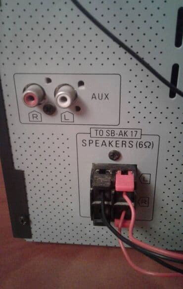 панасоник музыкальный центр: "Panasonic" musiqi mərkəzi satılır. 5 CD changer, iki kaset yeri, FM — 4