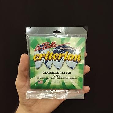 gitara simləri: Klassik neylon simlər LaBella C750 Komplektdə 6 sim var (3 təmiz — 1