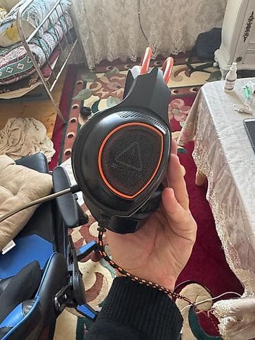 Oyun qulaqlığı – naqilli, mikrofonlu - Naqilli bağlantı: möhkəm