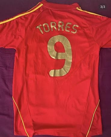 25 ultra: Futbolka, Adidas, M, rəng - Qırmızı — 3