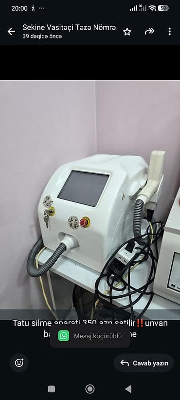 tatto: Tatu silme aparati 350 azn satilir‼️unvan bakixanov n0332i sekine — 1