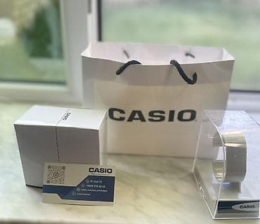 şüadan qoruyan eynək: CASIO qol saatı üçün orijinal qablaşdırma və vitrin komplekti Dəst — 3