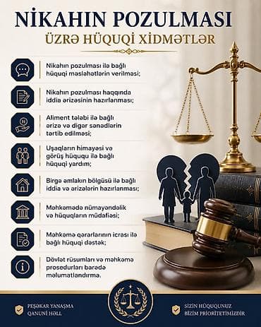 sumqayitda kombi servisi: Hüquqi xidmətlər | Məhkəmədə nümayəndəlik — 1