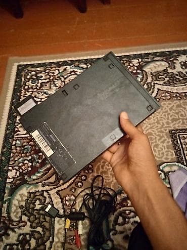 аудио усилитель купить: Real alıcıya 55mPlayStation 2 Slim oyun konsolu. Komplektə şəkildə — 3