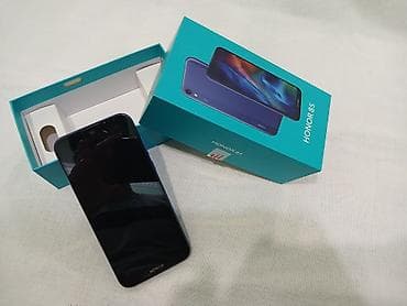 Техника и электроника: Honor 8S, 32 ГБ, цвет - Синий, Две SIM карты, Face ID, С документами — 3