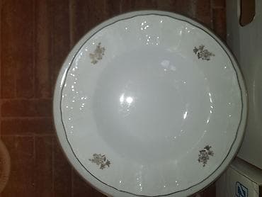 Boşqablar, rəng - Ağ, Farfor