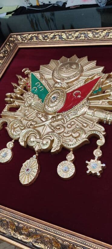 Osmanlı Tuğrası Bakıda. qızılı və gümüşü rənglərdə hazırlamışam. İdeal