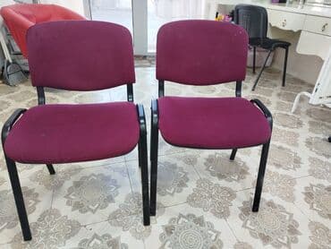 Мебель на заказ: Ofis/ziyaretçi stulları – 2 ədəd - Model: arxalıqlı, qoltuqsuz — 1