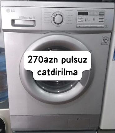 sokany buxarli utu: Paltaryuyan maşın LG, 6 kq, Qurutmasız, Kredit yoxdur — 1