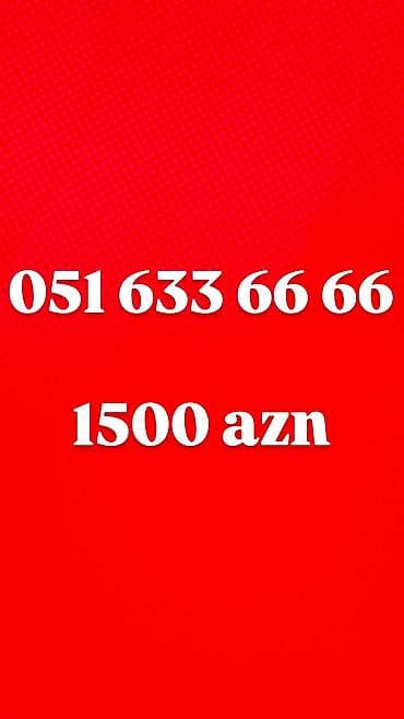 Nömrə: ( 051 ) — 1