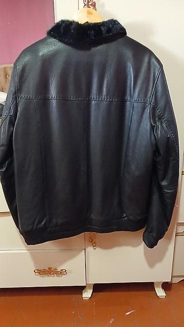 hk9 pro max: Kurtka, Dəri, Qış, 3XL — 3