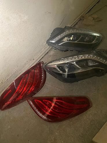 s class yan guzguleri: Mersedes-Benz C class üçün ön və arxa işıqlar komplekti - Ön faralar — 4