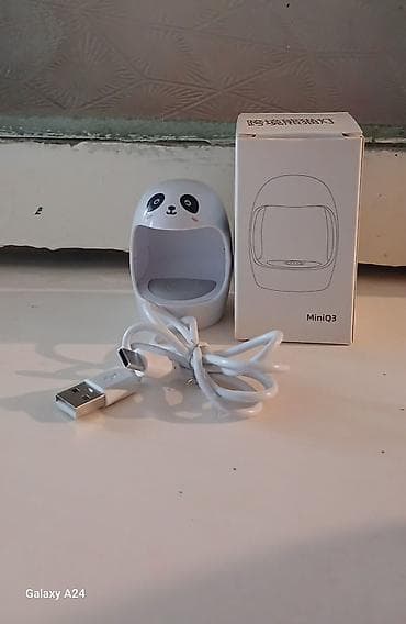telefon mini: Mini UV/LED Dırnaq Qurutma Aparatı (Panda) – Tam yenidir heç istifadə — 1