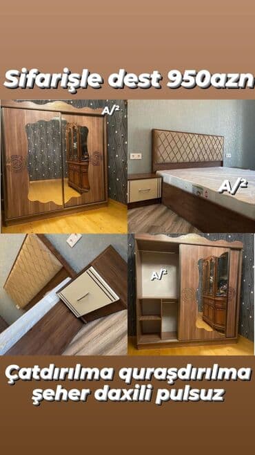 вытяжка встроенная в шкаф: 💎Sifarişle hazırlanır. Yataq Desti 💎Reng ölçu seçimi serbestdir. 💎En — 1