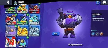 Brawl Stars oyunu üçün inkişaf etmiş hesab - Kupa: 131,545 (ən yüksək — 6