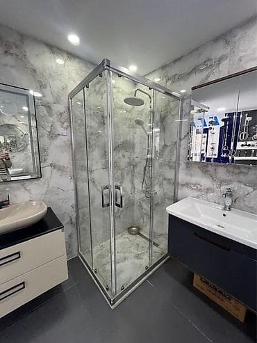 Сантехника: Новый Кабинка с открытым верхом, Бесплатная доставка — 2