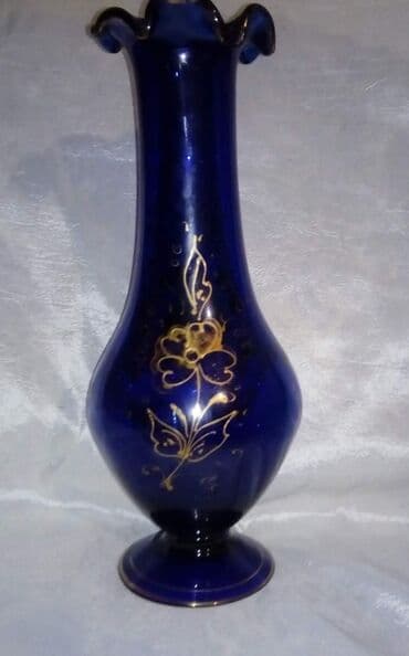 ваза напольная стеклянная высокая без узора: Ваза — 2