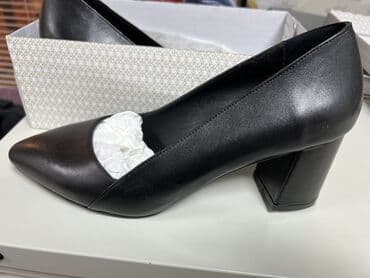 туфли мужские на кожаной подошве: Tuflilər, Ölçü: 40.5, rəng - Qara, Yeni — 3