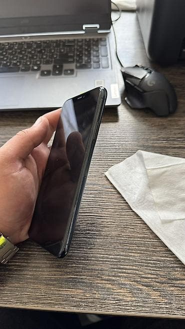 iphone 7 batarya: IPhone 11 Pro Max, 256 GB, Matte Midnight Green, Qırıq — 2