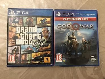 PS4 oyun diskləri Grand Theft Auto V (gta 5) - 25 manat God of War