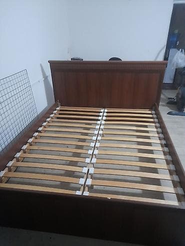 Çarpayılar: İşlənmiş, İkinəfərlik çarpayı, Bazasız, Matras ilə, Siyirməsiz — 2