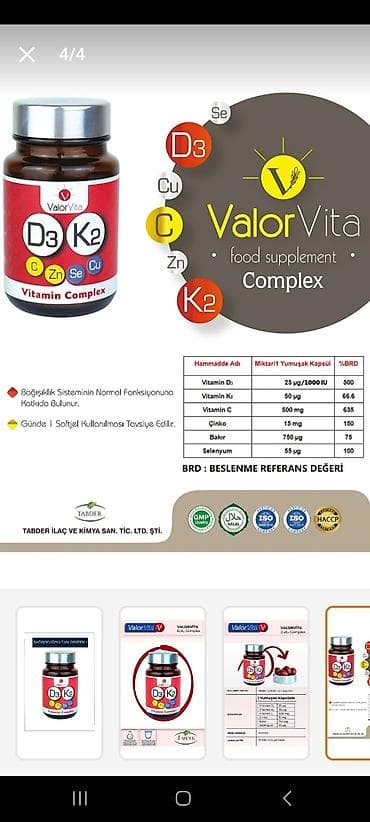 e vitamini qiymeti: D 3 vitamin kompleksi1️⃣5️⃣azn. selenium2️⃣5️⃣azn. vitamin C D zinc — 1