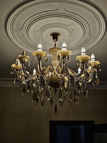 lüsdurlar: Çılçıraq, 10 və daha çox lampa, Metal — 2