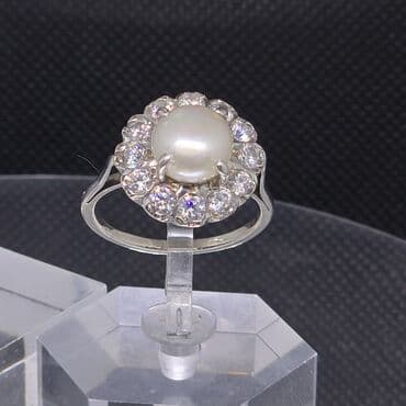 beş qaş üzüklər: Üzük, Gümüş — 6