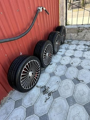 gx lexus 470: 4 ədəd təkər və disk komplekti - Ölçü: 195/45 R16 (şin yan tərəfində — 4