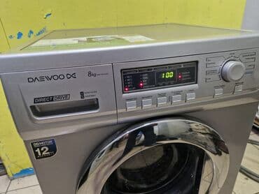 стиральная машина киргизия: Стиральная машина Daewoo, 8 кг, Б/у, Автомат, Нет кредита, Платная доставка — 3