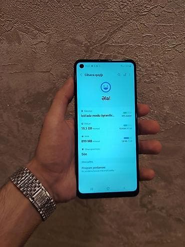 Samsung Galaxy A21S, 32 GB, rəng - Göy, Barmaq izi, İki sim kartlı, Face ID — 2