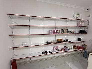 Divar montajlı mağaza rəf sistemi - Modul konstruksiya: metal şaquli — 1