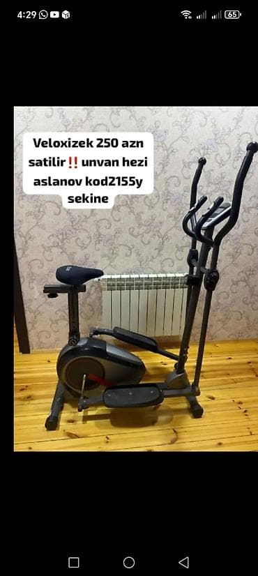 Veloxizek 250 azn satilir‼️unvan hezi aslanov kod2155y sekine lalafo.az -da Veloxizek 250 azn satilir‼️unvan hezi aslanov kod2155y sekine